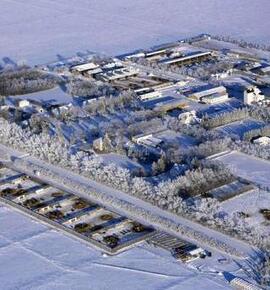 Aerial View of the Melfort Research Farm