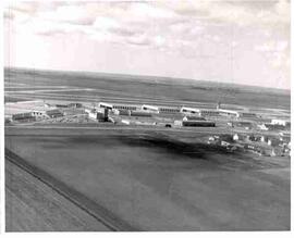 Aerial view of Canadian Forces Base, Moose Jaw