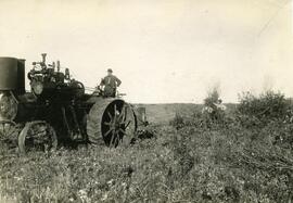 Uprooting Brush, Wynard, Saskatchewan