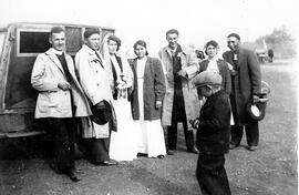 Guests at the Wedding of Emile and Georgina (Lafond) Venne