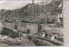 La Colle Falls - on bank construction