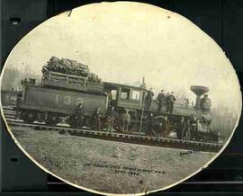 "1st Train into Prince Albert N.W.T."