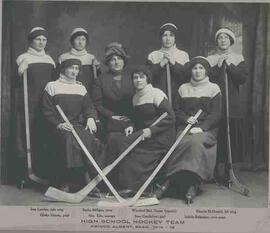 Girls High School Hockey Team