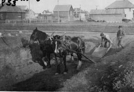 Excavating of Rosetown Anglican Church basement