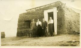 Neil McCuaig's sod house