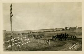 Procession to "Graveyard" on Decoration Day