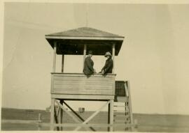 Racetrack Announcing Booth at Grandstand