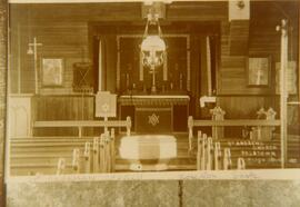 Sanctuary of first Rosetown Anglican Church