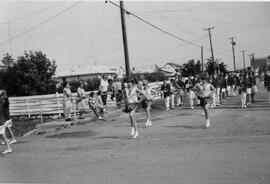 Majorettes leading the parade