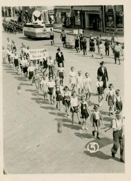 Grade Three Students on Parade