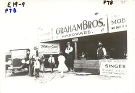 Graham Bros. booth at Rosetown's annual exhibition