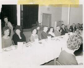 Head table at Dr. Myers testimonial dinner