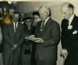 Dedication of hospital ward May 9, 1957