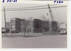 Smith School being demolished