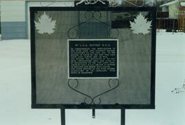 Plaque commemorating 67th LAA Battery