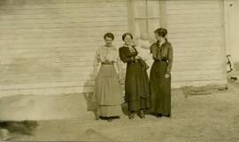 Three women and a baby