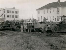 Excavating for new hospital