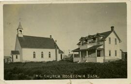 Pre-1950 Roman Catholic church and rectory