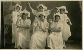 Five girls in costume