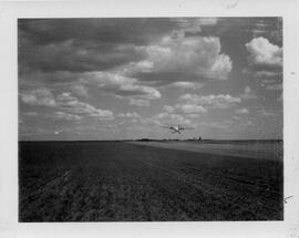 Light plane landing