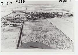 Aerial Rosetown winter