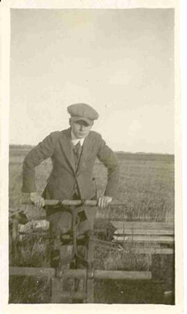 Young John Diefenbaker in Wakaw, Saskatchewan