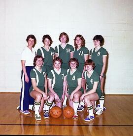 University of Saskatchewan Huskiettes Basketball Team - Group Photo