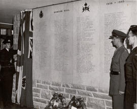 Memorial Union Building - Official Opening - Honour Roll