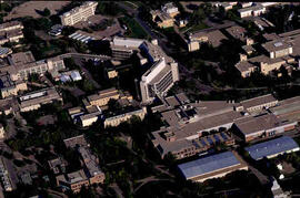 Aerial view of campus