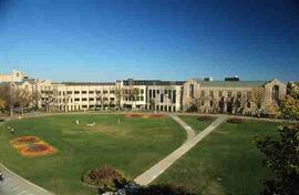 View of campus across the bowl