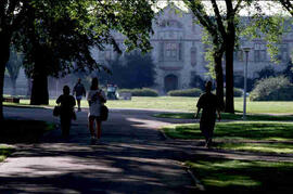 View of College building from across bowl.