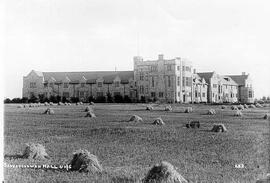 Saskatchewan Hall and Stooks