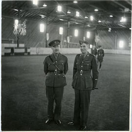 Major-General William W. Foster and Major Wilf Rae