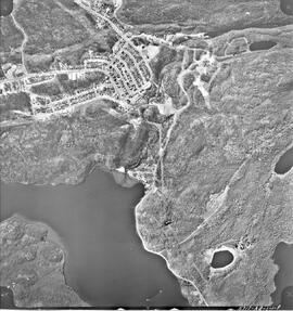 Aerial photo of Uranium City, Sask.