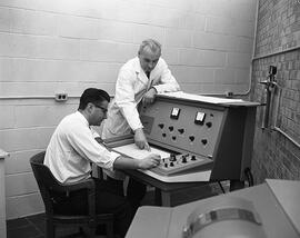 Dr. Rudy Abramovitch and Dr. Jim Pepper - In Lab