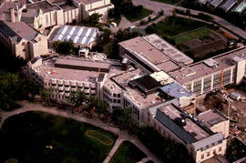 Aerial view of campus