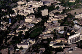 Aerial view of campus