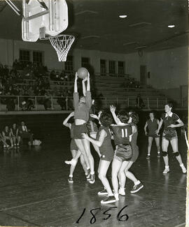 University of Saskatchewan Huskiettes Basketball Team - Action