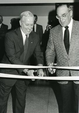 Western College of Veterinary Medicine Building - Fulton Wing -Opening ceremonies