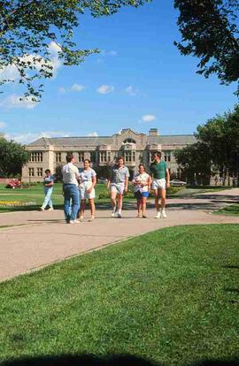 View of campus across the bowl